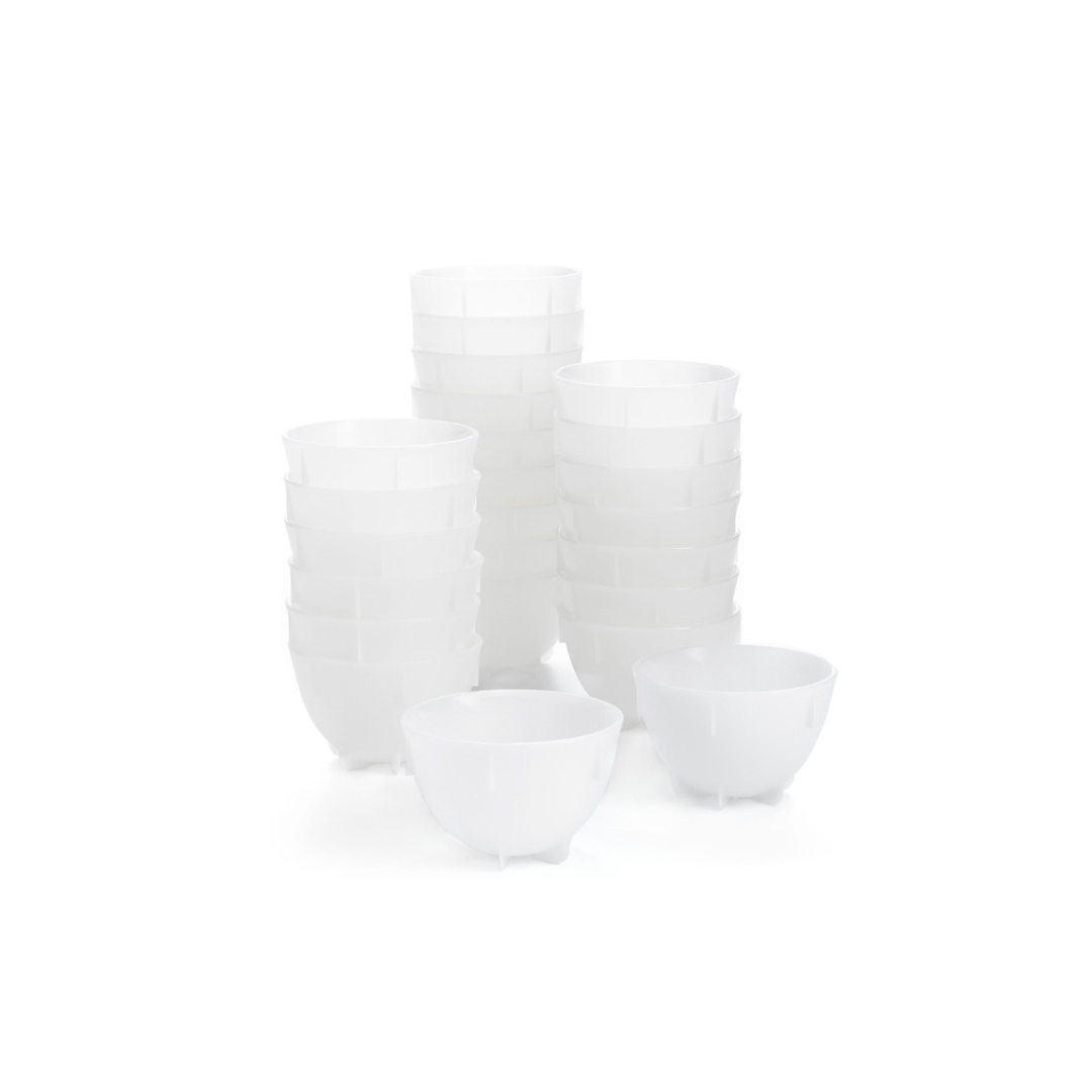 BH WHITE CUPPING BOWLS